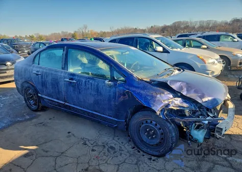 2011 Honda Civic Lx из США, поврежденный, VIN 2HGFA1F53BH550079